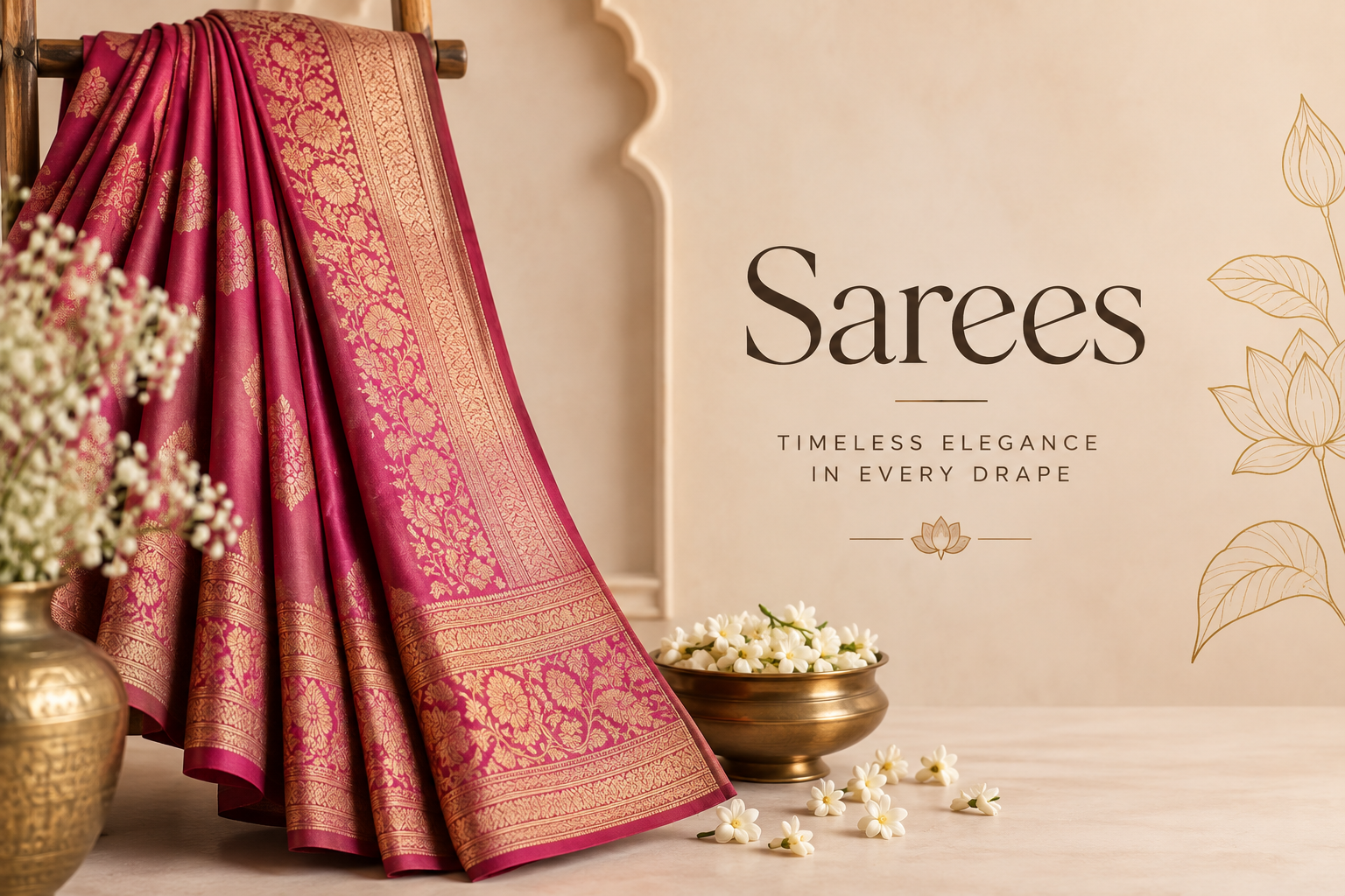 Handloom Jamdani Saree